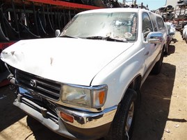 1997 Toyota T100 White 3.4L AT 4WD #Z21517 